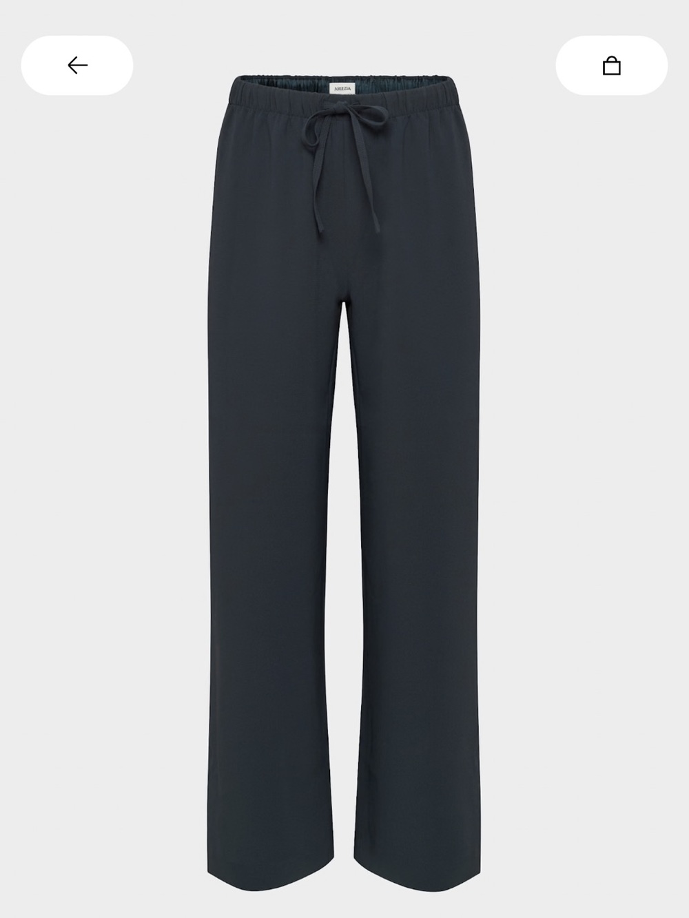 Aritzia Lodge Pant in Dark Night Navy
